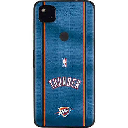 NBA Oklahoma City Thunder Jersey Google Pixel 4a Skin
